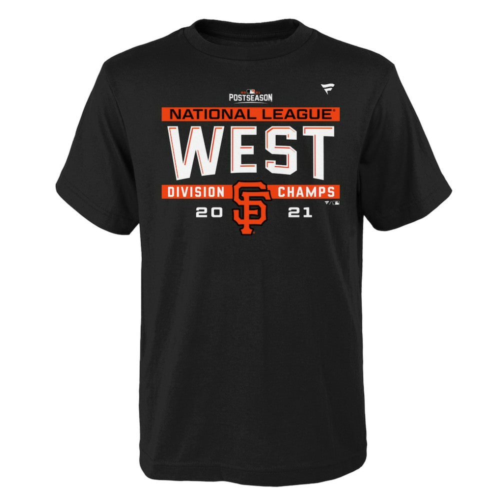 MLB San Francisco Giants Youth 2021 NL West Division Champions Locker Room T-Shirt