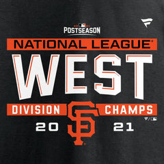MLB San Francisco Giants Youth 2021 NL West Division Champions Locker Room T-Shirt