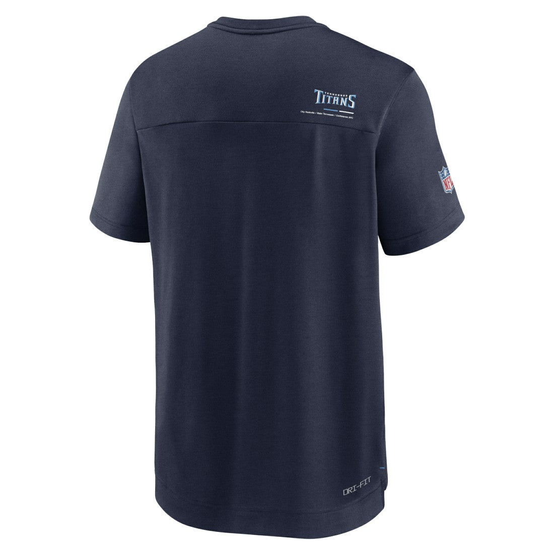 Sideline Coach Chevron Lock Up Logo V-Neck Performance T-Shirt - Tennessee Titans