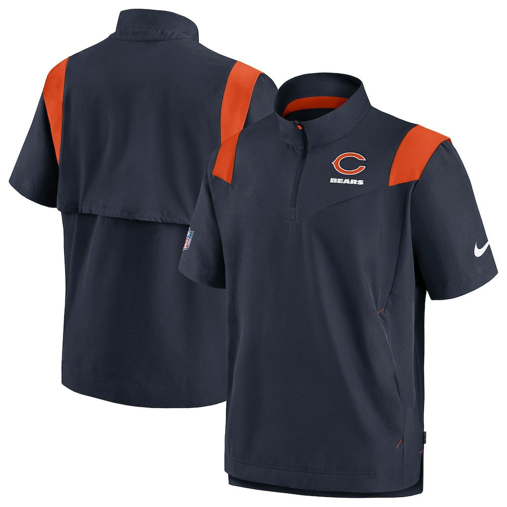 Sideline Coaches Chevron Lockup Pullover Top - Chicago Bears