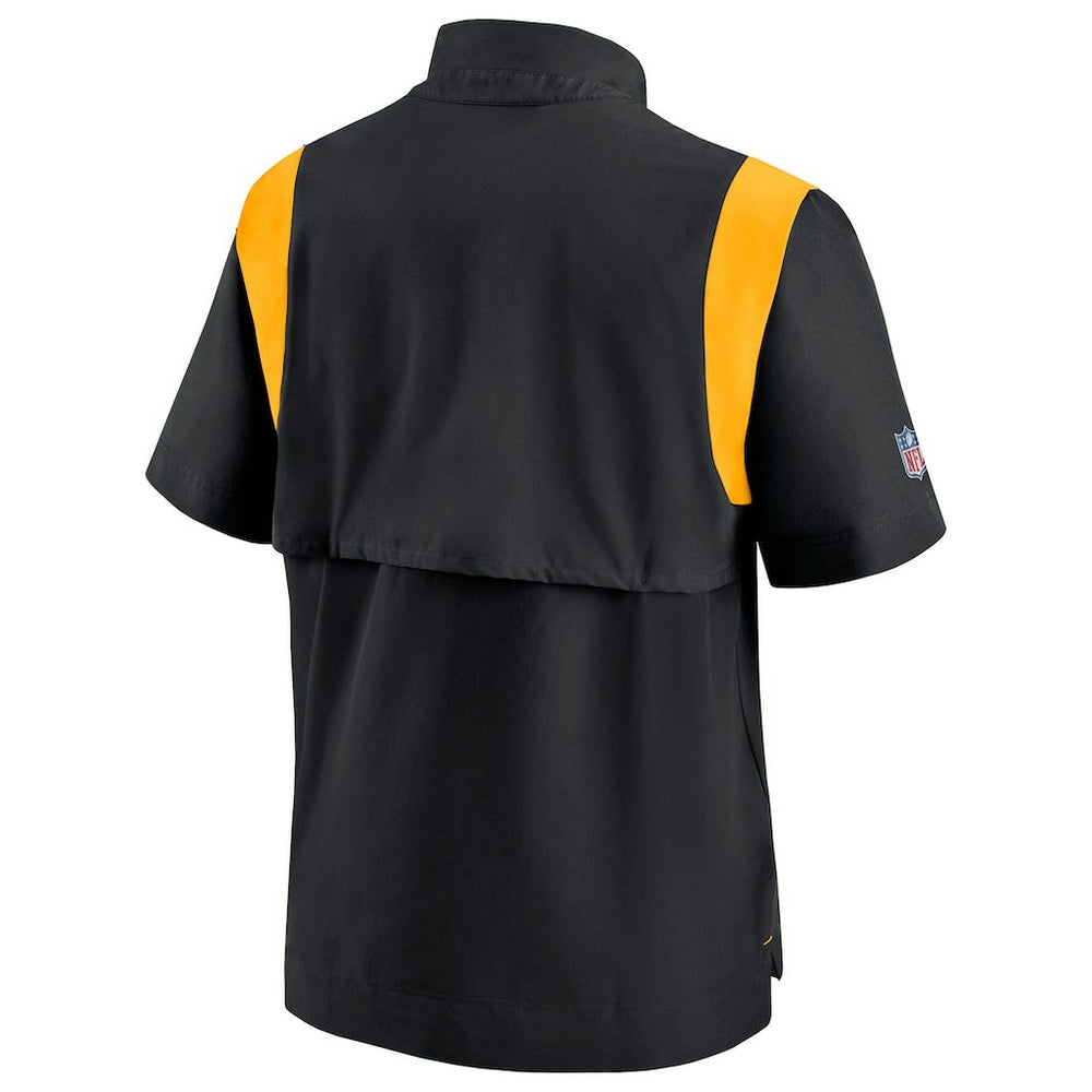 Sideline Coaches Chevron Lockup Pullover Top - Pittsburgh Steelers
