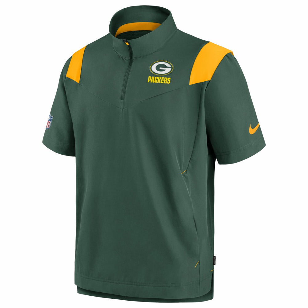 Sideline Coaches Chevron Lockup Pullover Top - Green Bay Packers
