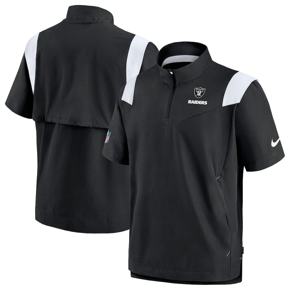 Sideline Coaches Chevron Lockup Pullover Top - Las Vegas Raiders