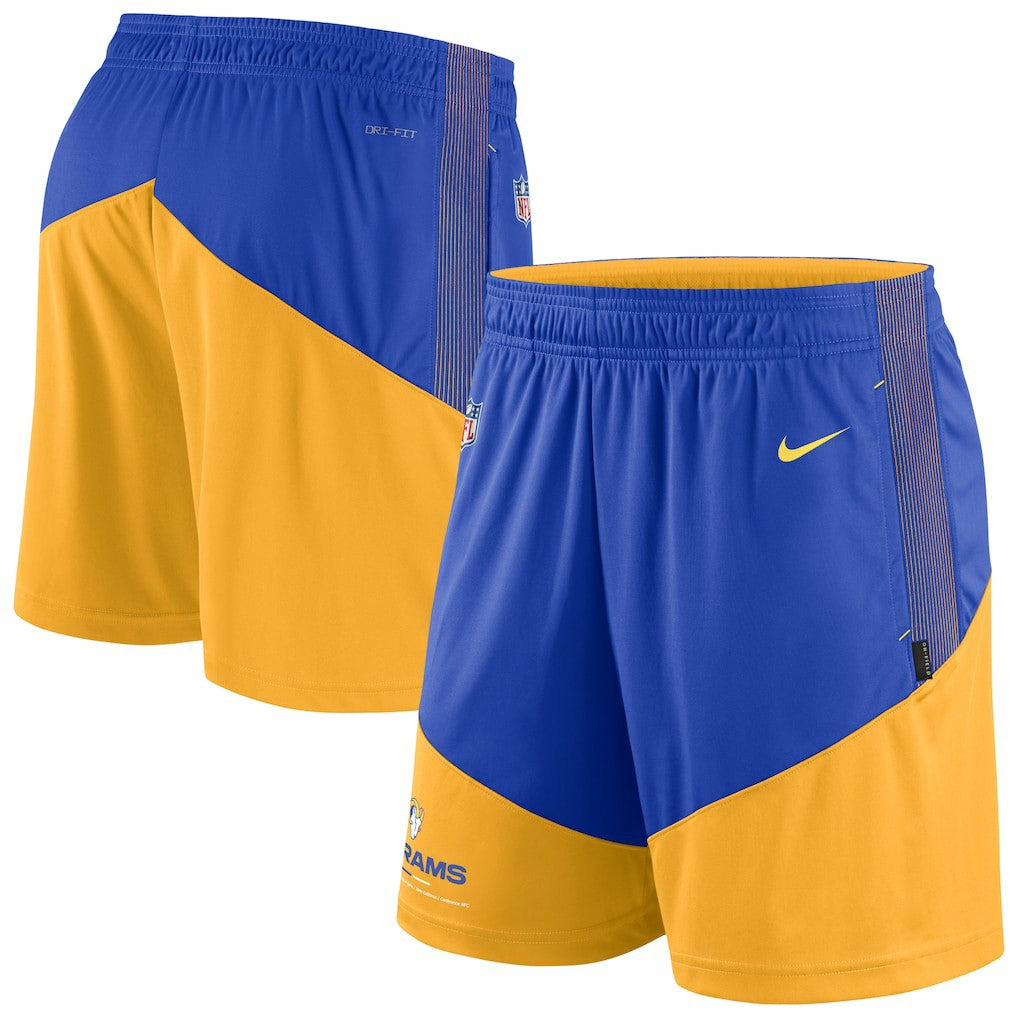 Sideline Primary Lockup Performance Shorts - Los Angeles Rams