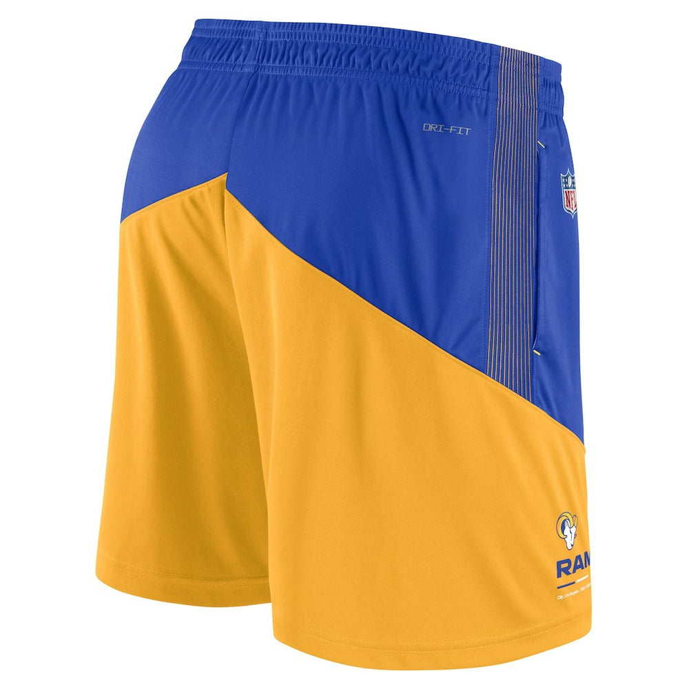 Sideline Primary Lockup Performance Shorts - Los Angeles Rams