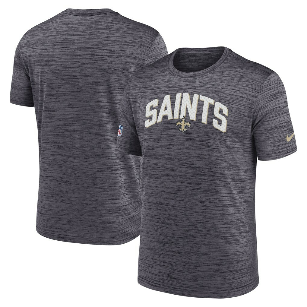 Sideline Velocity Athletic Stack Performance T-Shirt - New Orleans Saints