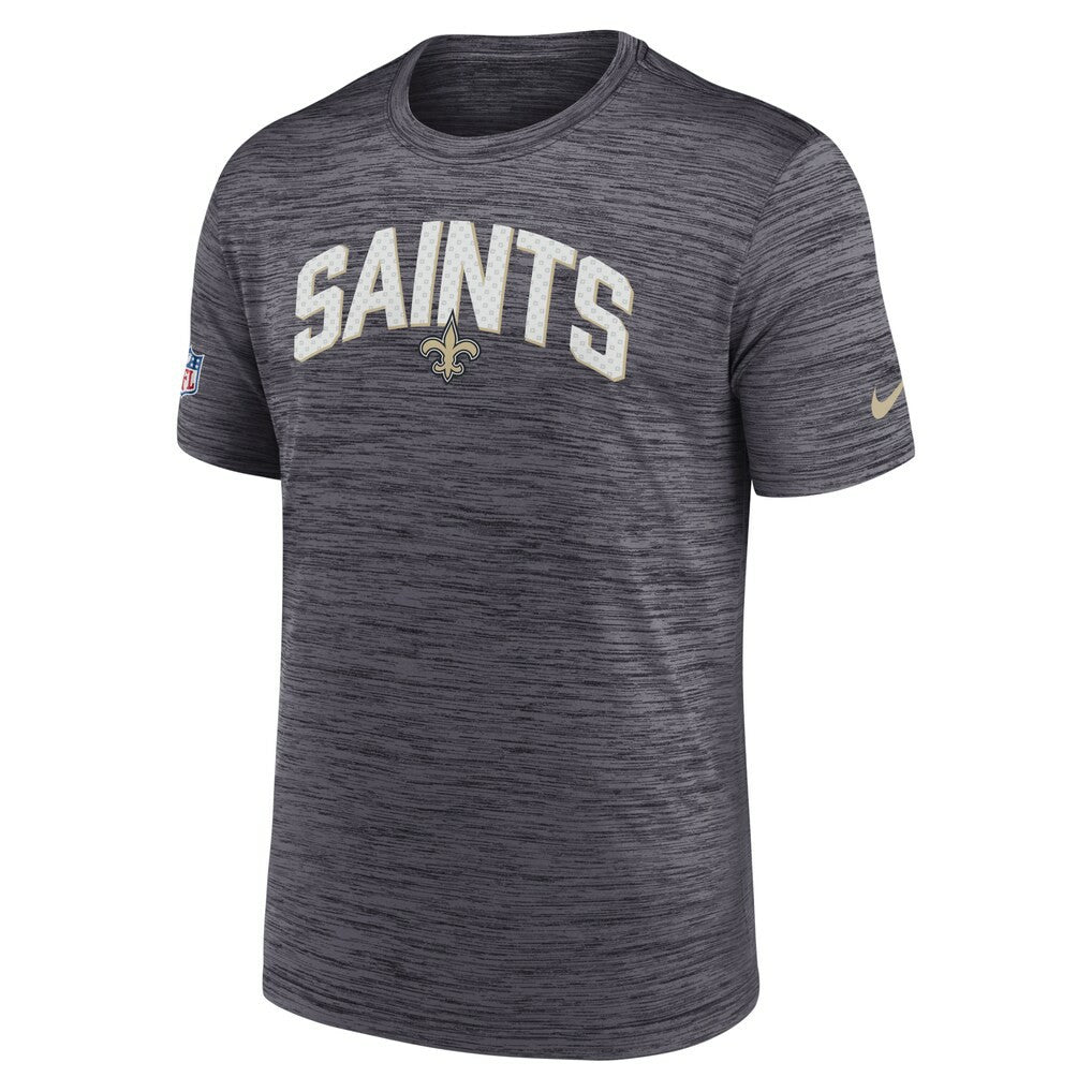 Sideline Velocity Athletic Stack Performance T-Shirt - New Orleans Saints