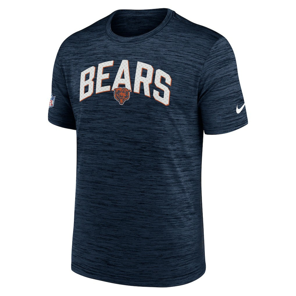 Sideline Velocity Athletic Stack Performance T-Shirt - Chicago Bears