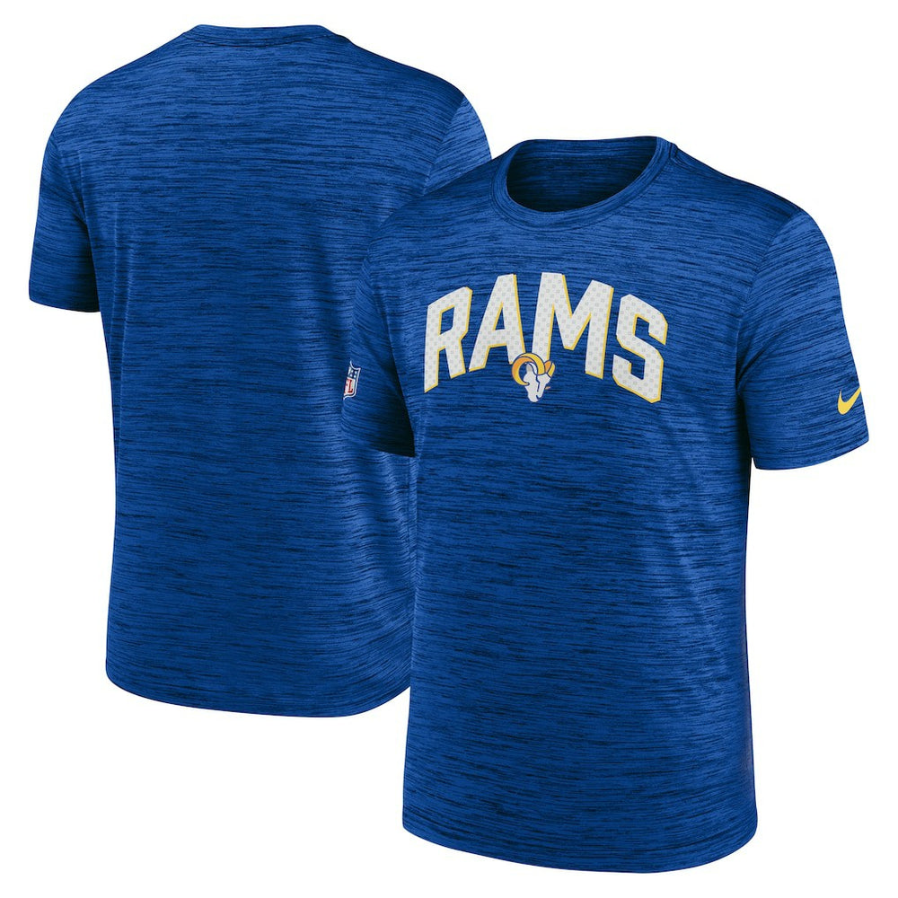 Sideline Velocity Athletic Stack Performance T-Shirt - Los Angeles Rams