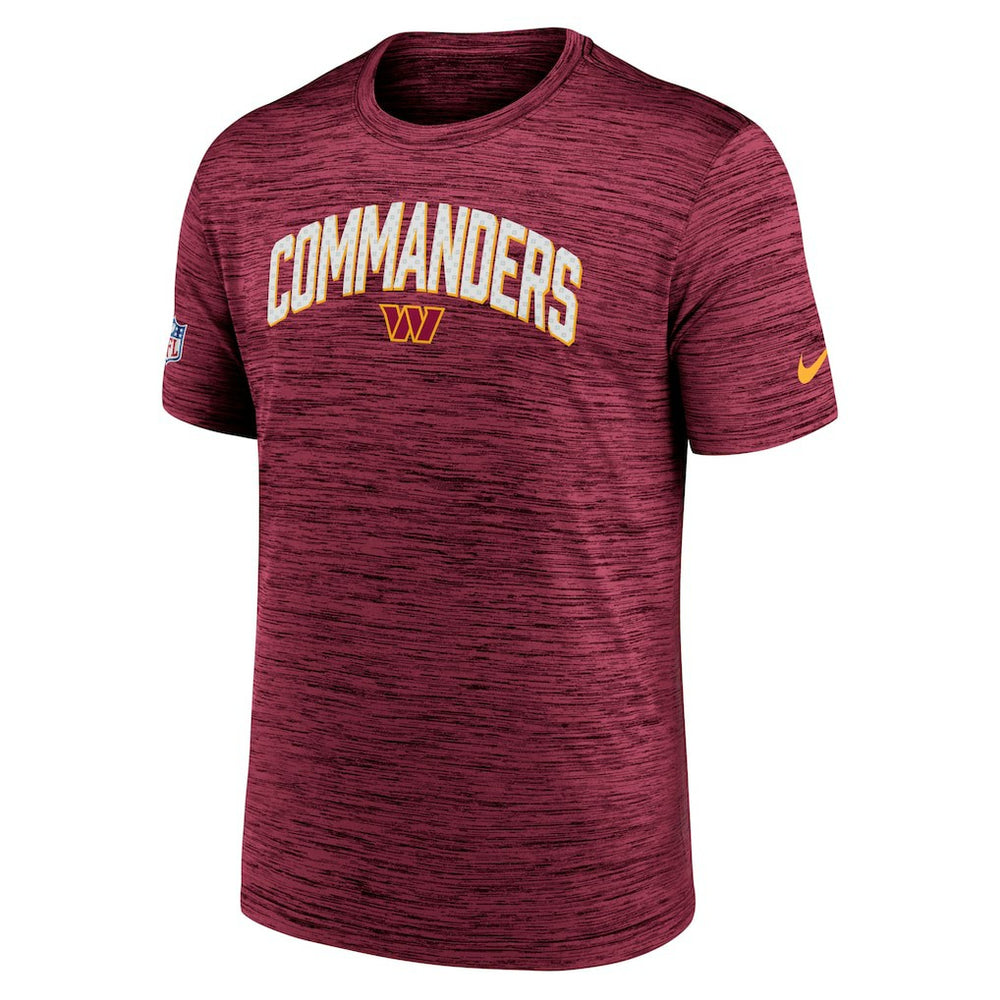 Sideline Velocity Athletic Stack Performance T-Shirt - Washington Commanders