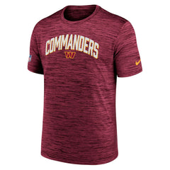Sideline Velocity Athletic Stack Performance T-Shirt - Washington Commanders