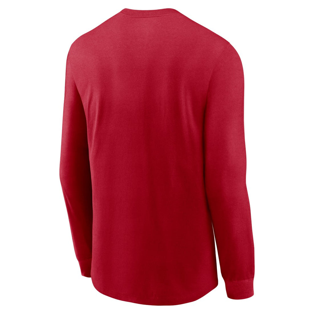 Sideline Infograph Lock Up Performance Long Sleeve T-Shirt - Tampa Bay Buccaneers