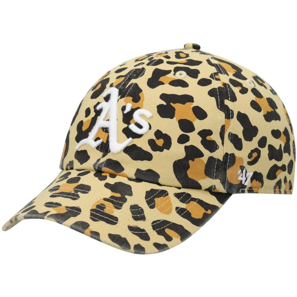 MLB Athletics '47 Women's Bagheera Cheetah Clean up Adjustable Hat