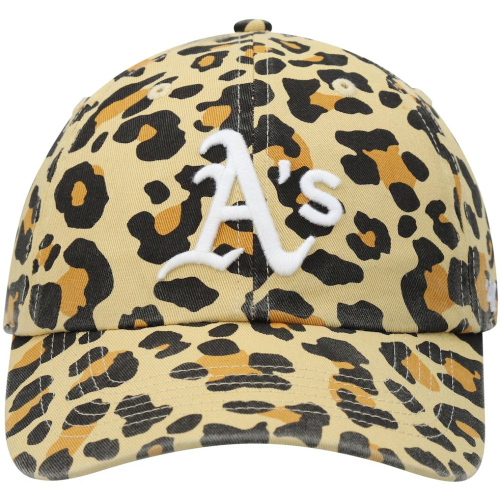 MLB Athletics '47 Women's Bagheera Cheetah Clean up Adjustable Hat
