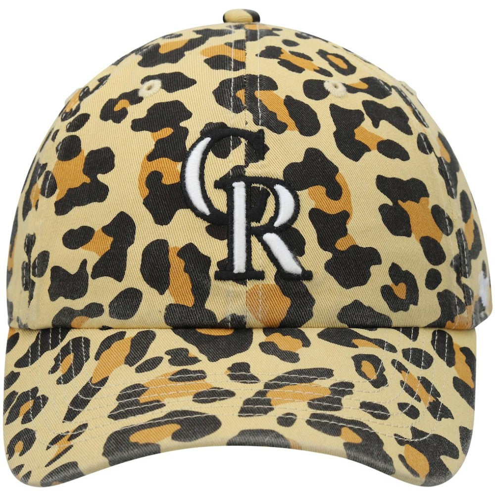 MLB Colorado Rockies '47 Women's Bagheera Cheetah Clean up Adjustable Hat