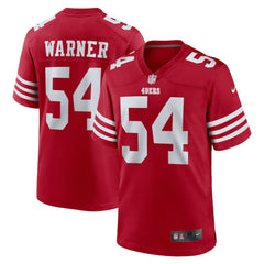 Fred Warner  Team Game Player Jersey - San Francisco 49ers