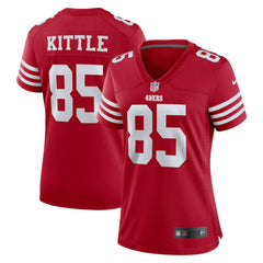George Kittle  Women's Team Game Player Jersey - San Francisco 49ers
