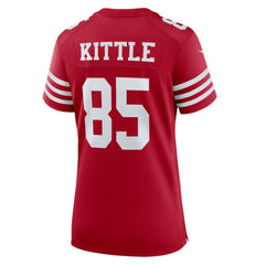 George Kittle  Women's Team Game Player Jersey - San Francisco 49ers