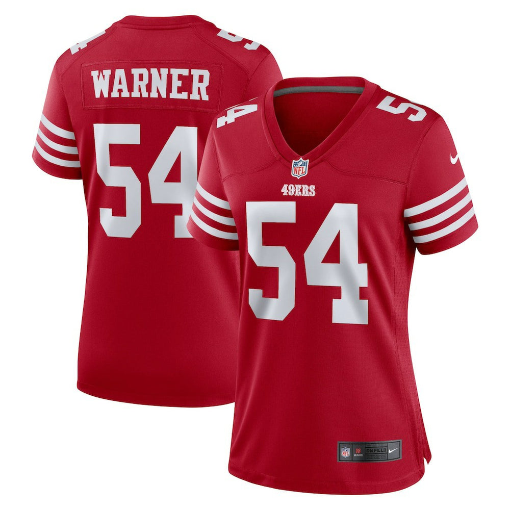 Fred Warner  Women's Game Player Jersey - San Francisco 49ers
