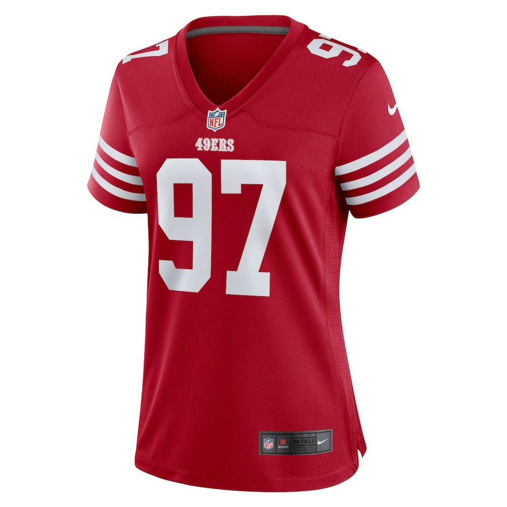 Nick Bosa  Women's Team Game Player Jersey - San Francisco 49ers