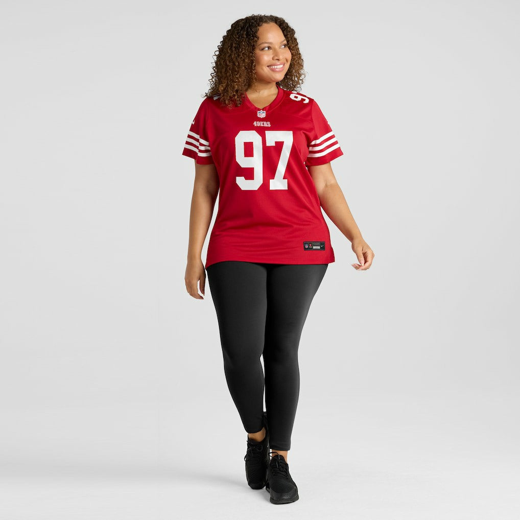 Nick Bosa  Women's Team Game Player Jersey - San Francisco 49ers