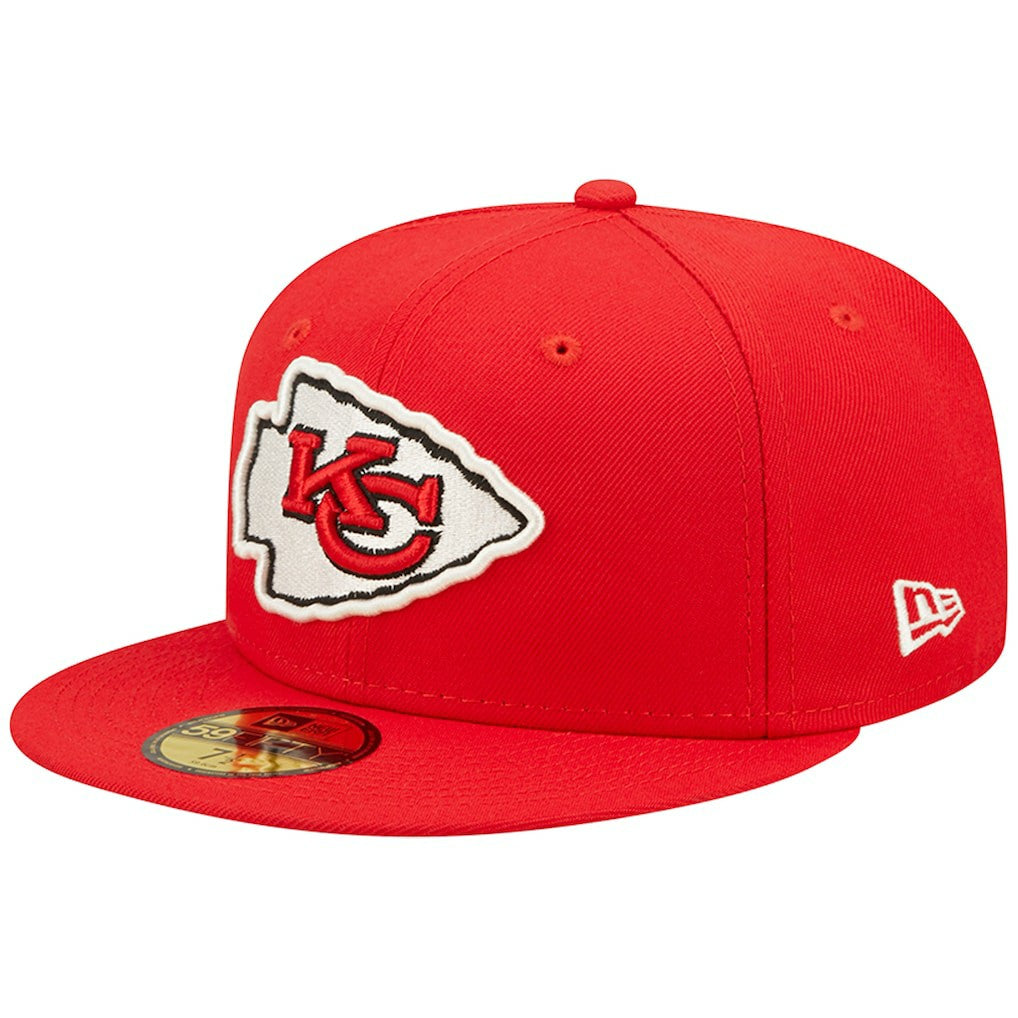 Super Bowl IV Pop Sweat 59FIFTY Fitted Hat - Kansas City Chiefs