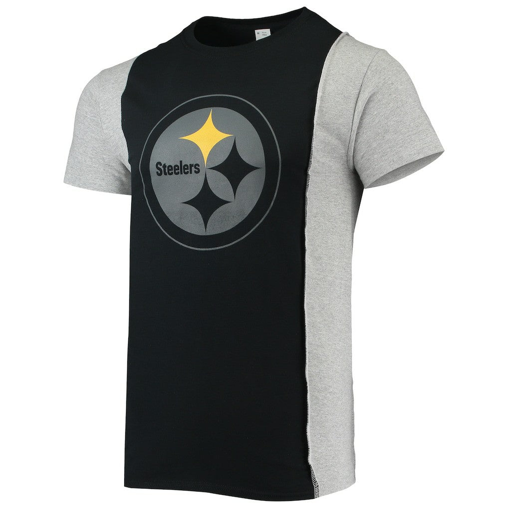 Refried Apparel Sustainable Split T-Shirt - Pittsburgh Steelers