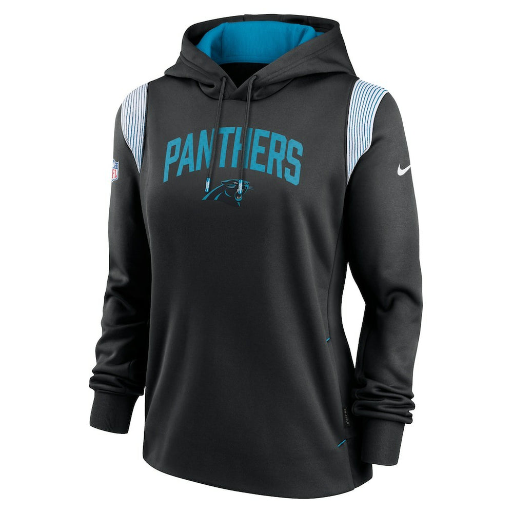Women's Sideline Stack Performance Pullover Hoodie - Carolina Panthers