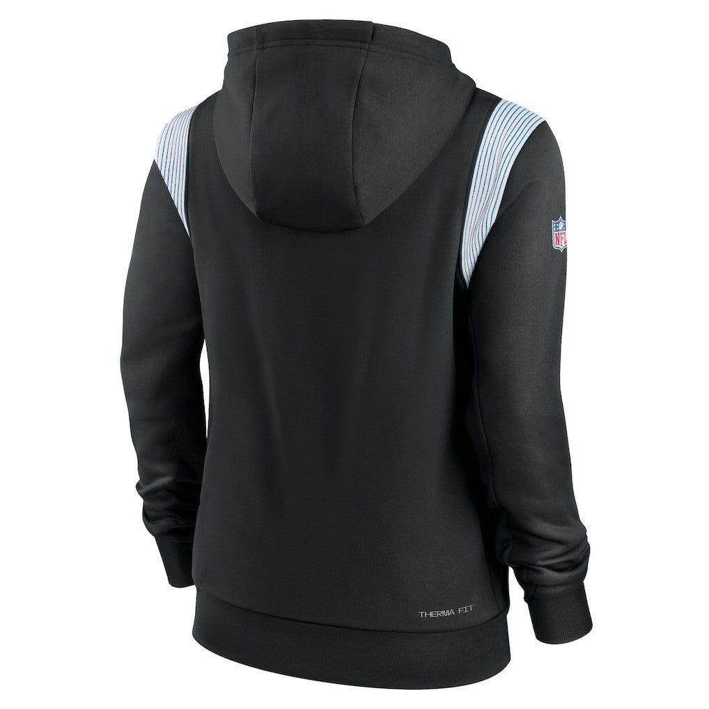 Women's Sideline Stack Performance Pullover Hoodie - Carolina Panthers