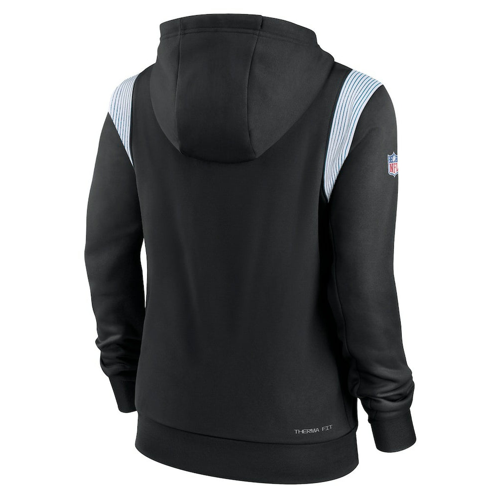 Women's Sideline Stack Performance Pullover Hoodie - Carolina Panthers