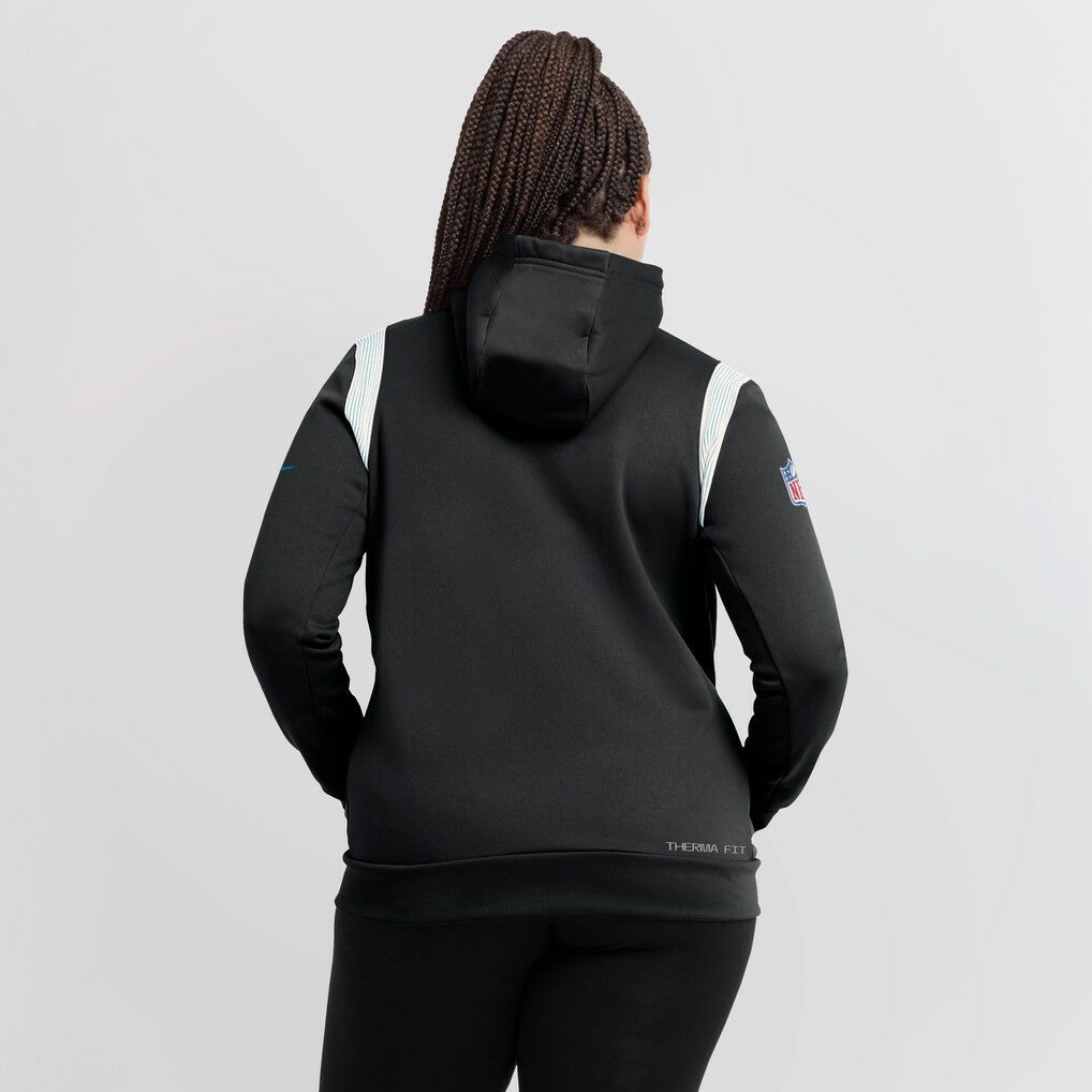 Women's Sideline Stack Performance Pullover Hoodie - Carolina Panthers