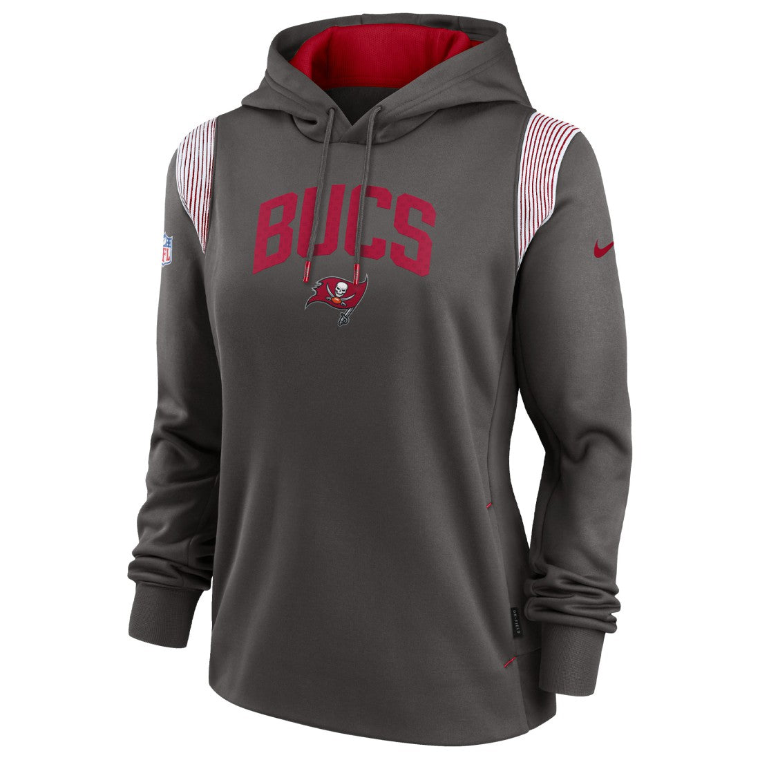Women's Sideline Stack Performance Pullover Hoodie - Tampa Bay Buccaneers