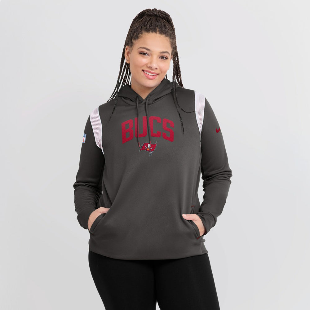 Women's Sideline Stack Performance Pullover Hoodie - Tampa Bay Buccaneers