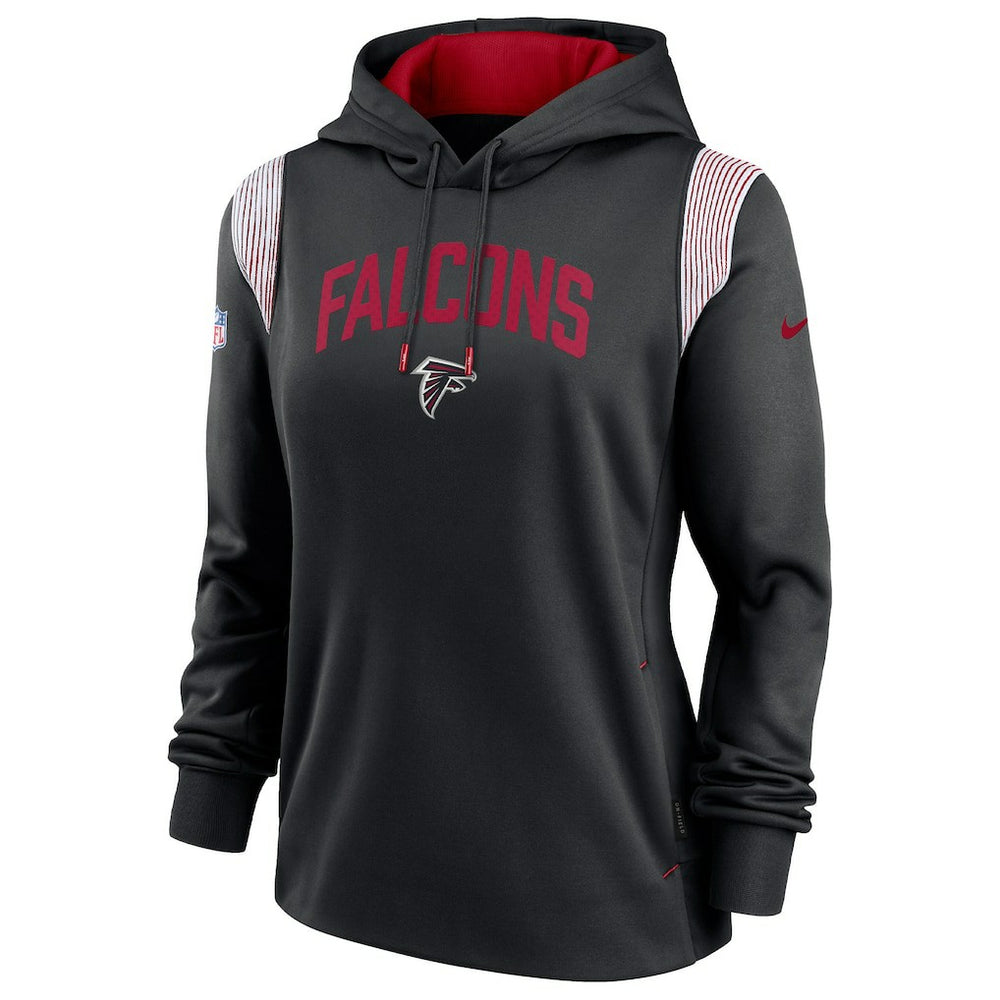 Women's Sideline Stack Performance Pullover Hoodie - Atlanta Falcons