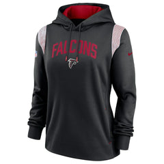 Women's Sideline Stack Performance Pullover Hoodie - Atlanta Falcons