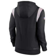 Women's Sideline Stack Performance Pullover Hoodie - Atlanta Falcons