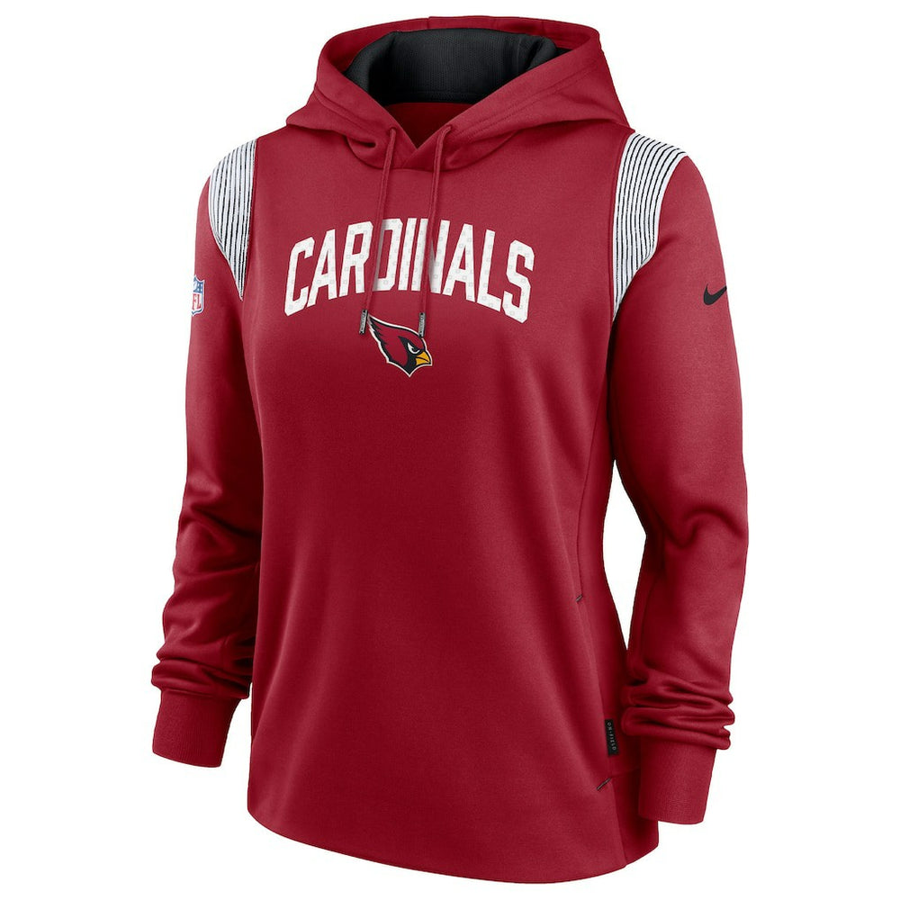 Women's Sideline Stack Performance Pullover Hoodie - Arizona Cardinals
