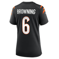 Jake Browning  Women's Game Jersey - Cincinnati Bengals