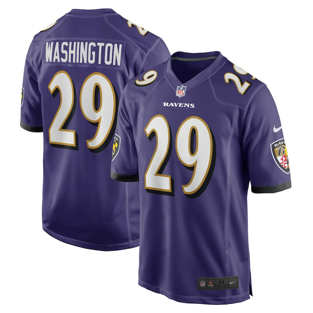 Ar'Darius Washington  Player Game Jersey - Baltimore Ravens