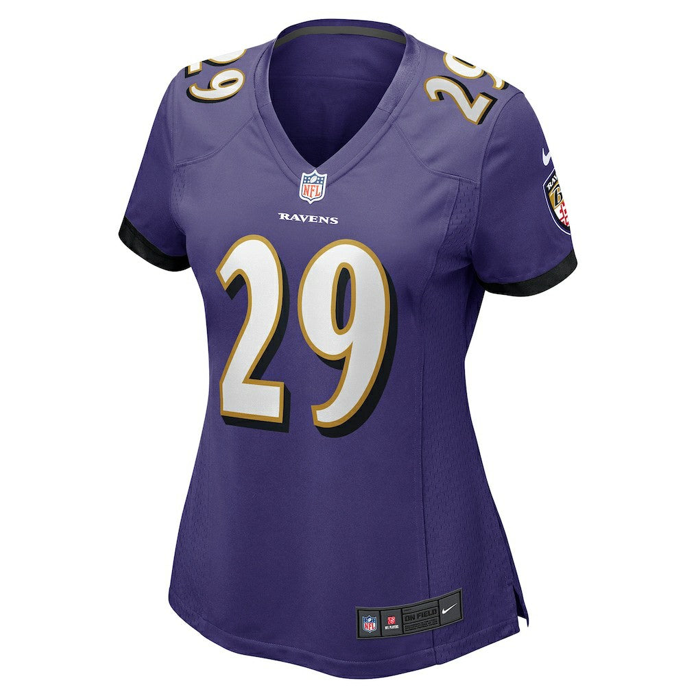 Ar'Darius Washington  Women's Player Game Jersey - Baltimore Ravens