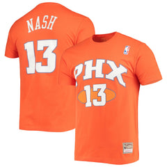 NBA Steve Nash Phoenix Suns Hardwood Classics Stitch Name & Number T-Shirt