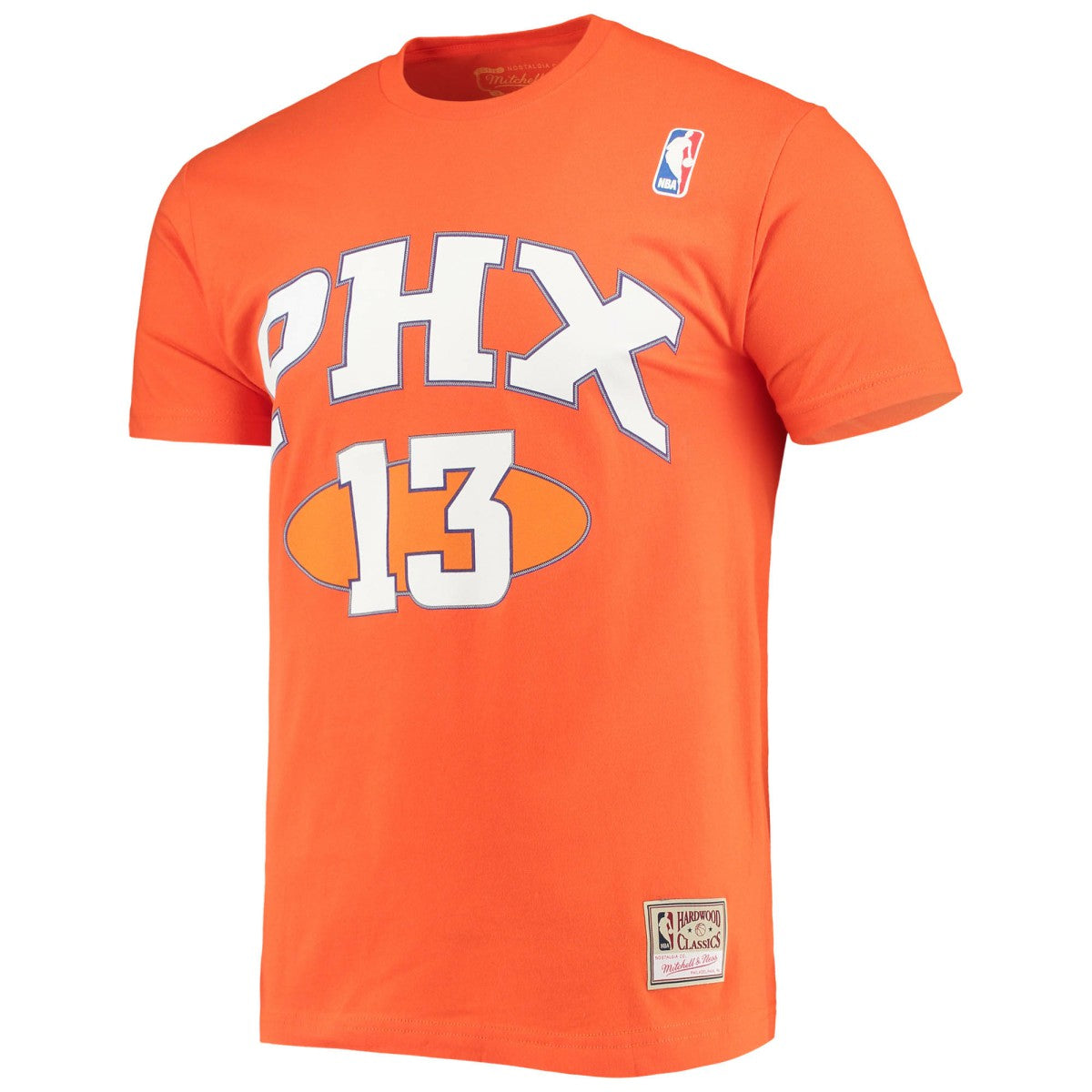 NBA Steve Nash Phoenix Suns Hardwood Classics Stitch Name & Number T-Shirt