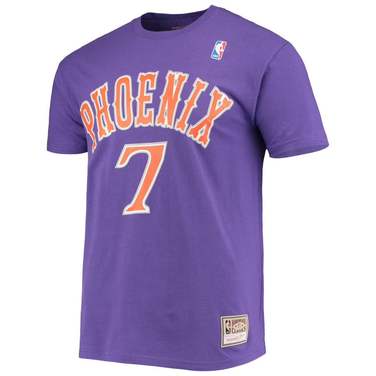 NBA Kevin Johnson Phoenix Suns Hardwood Classics Stitch Name & Number T-Shirt