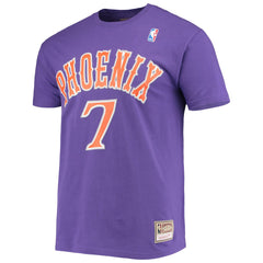 NBA Kevin Johnson Phoenix Suns Hardwood Classics Stitch Name & Number T-Shirt