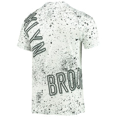 NBA Brooklyn Nets FISLL Gold Foil Splatter Print T-Shirt