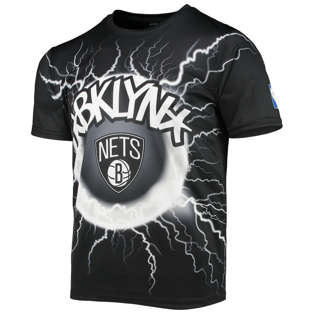 NBA Brooklyn Nets FISLL Tornado Bolt T-Shirt