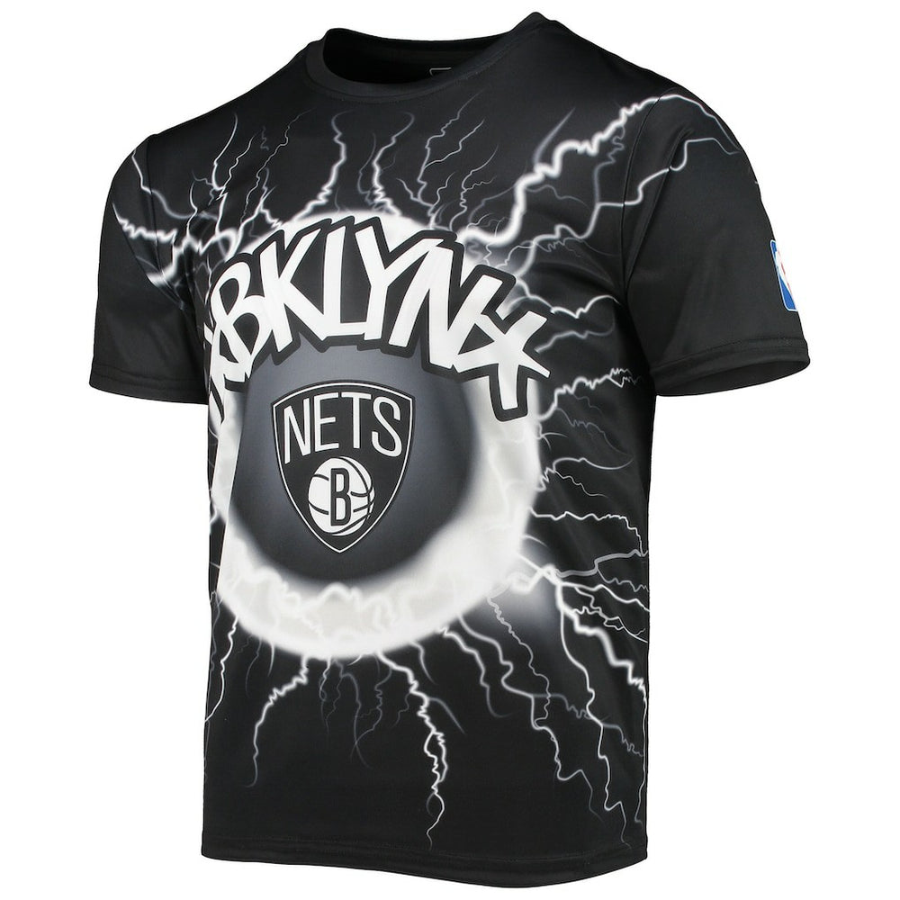 NBA Brooklyn Nets FISLL Tornado Bolt T-Shirt