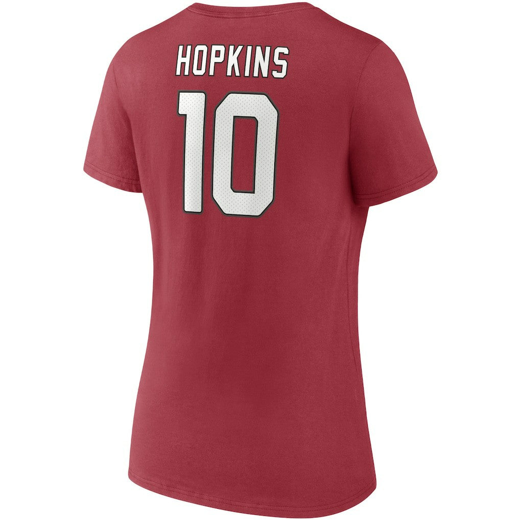 DeAndre Hopkins  Women's Player Icon Name & Number V-Neck T-Shirt - Arizona Cardinals