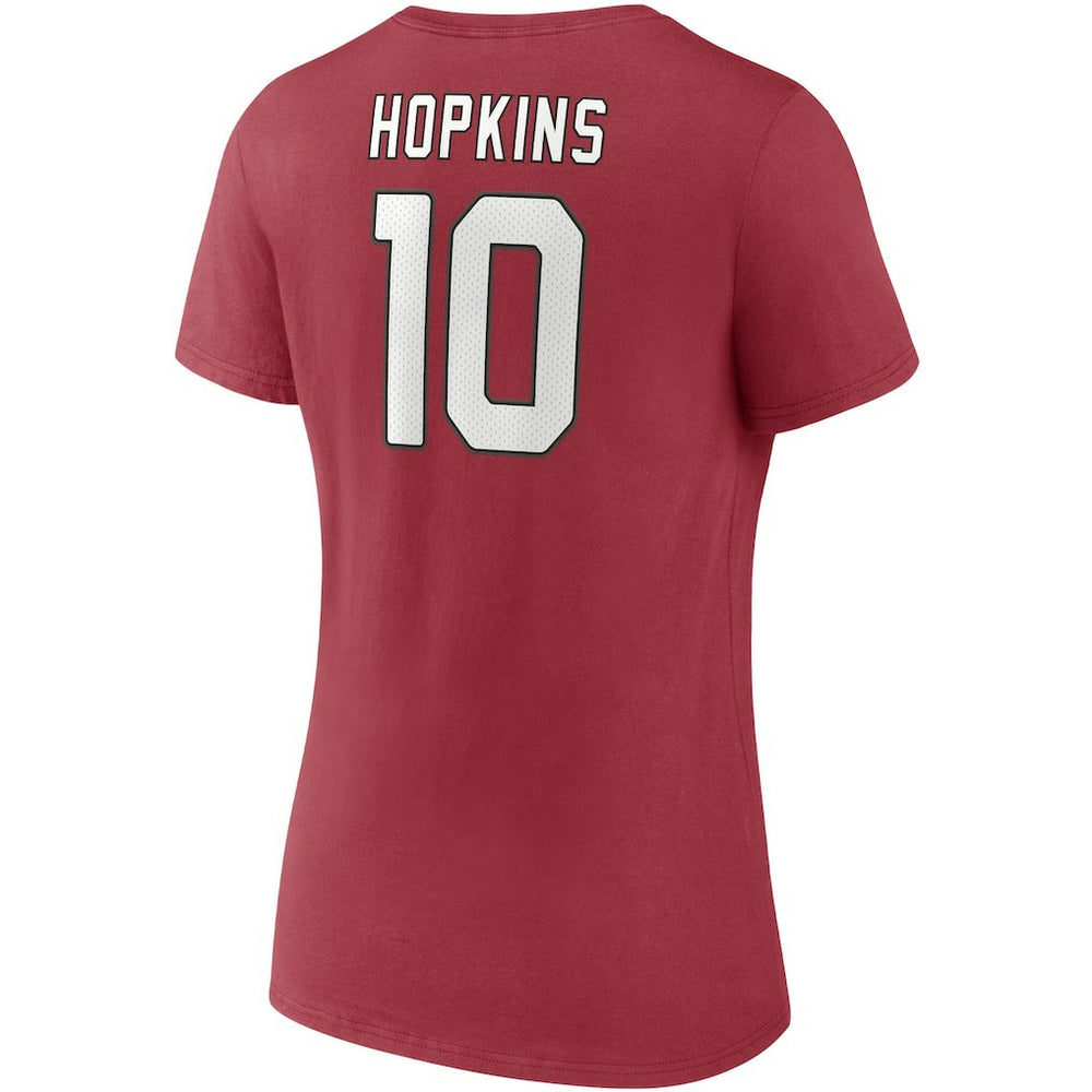 DeAndre Hopkins  Women's Player Icon Name & Number V-Neck T-Shirt - Arizona Cardinals