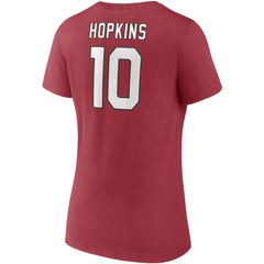 DeAndre Hopkins  Women's Player Icon Name & Number V-Neck T-Shirt - Arizona Cardinals